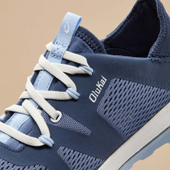 OluKai Women | Huia Women’s Athleisure Shoes - Vintage Blue / Sea Ice