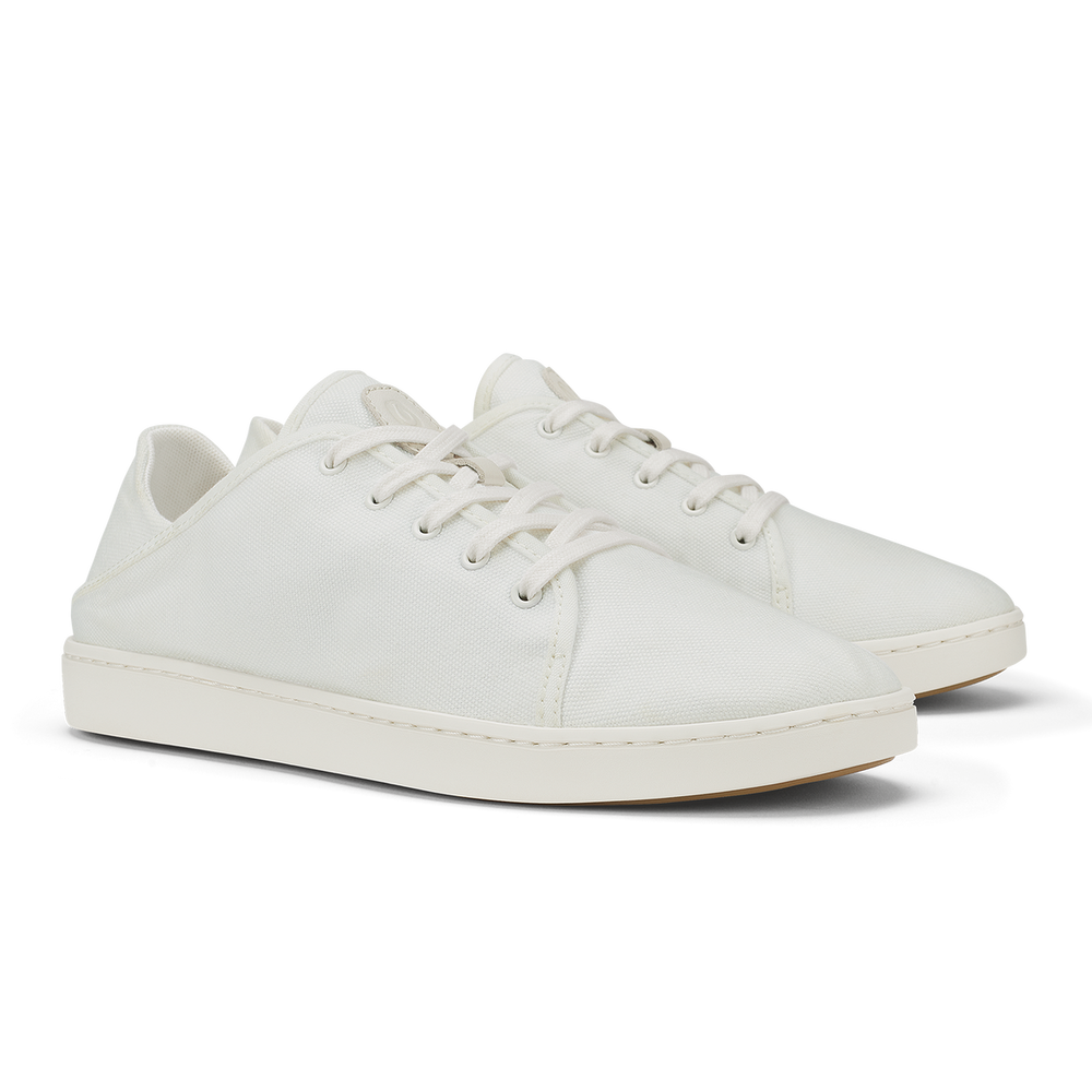 OluKai Women | OluKai Pehuea Lī Canvas Women's Sneakers - Bright White