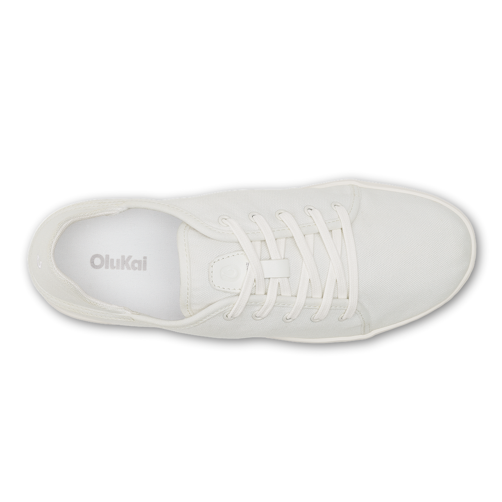 OluKai Women | OluKai Pehuea Lī Canvas Women's Sneakers - Bright White