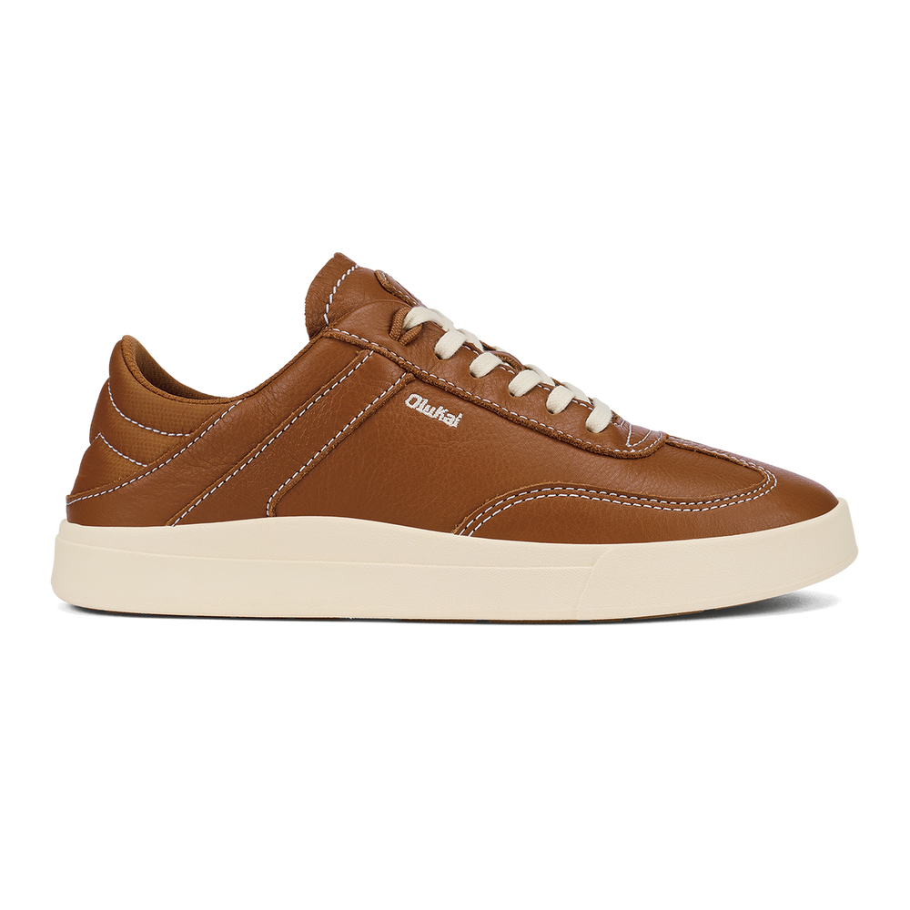 OluKai Women | Hā‘upu Women’s Leather Sneakers - Fox