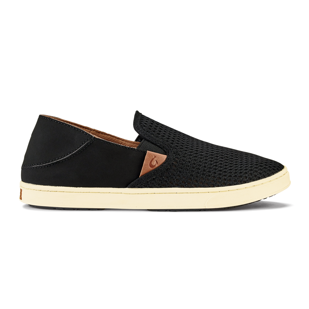 OluKai Women | Pehuea Women's Breathable Slip-On Sneakers - Black