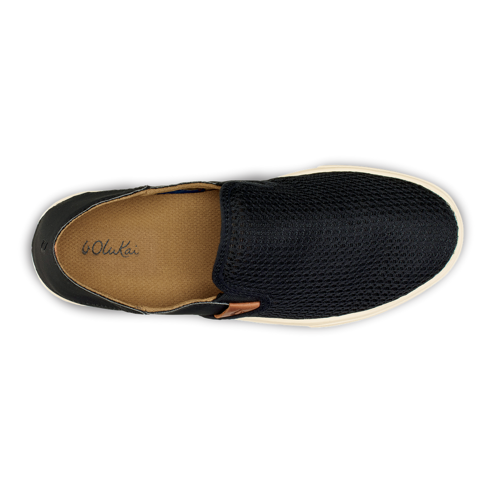 OluKai Women | Pehuea Women's Breathable Slip-On Sneakers - Black