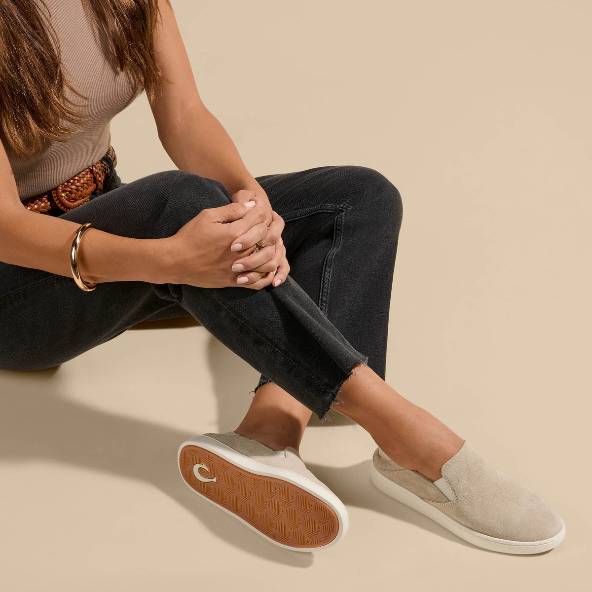 OluKai Women | Pehuea Luxe Women’s Suede Shoes - Tapa