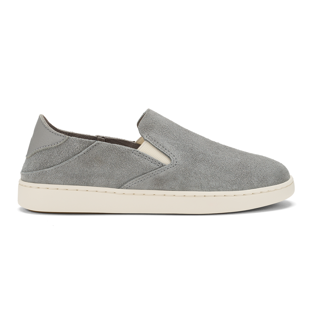 OluKai Women | Pehuea Luxe Women’s Suede Shoes - Ash