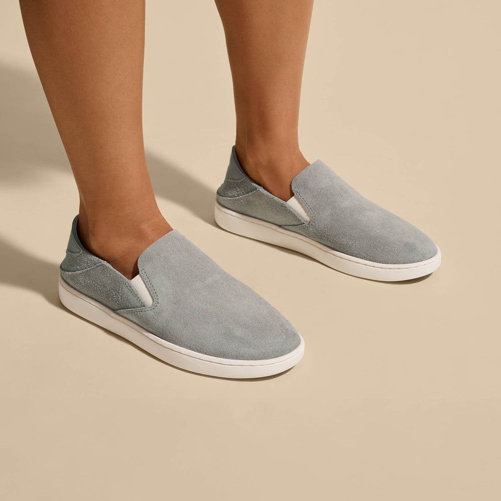 OluKai Women | Pehuea Luxe Women’s Suede Shoes - Ash
