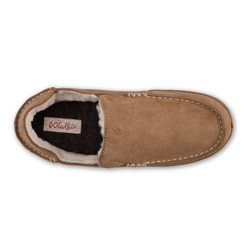 OluKai Women | Nohea Women's Leather Slippers - Tan
