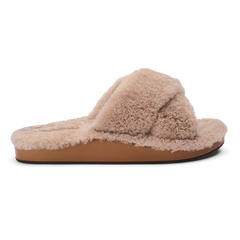 OluKai Women | Hila Heu Women’s Slide Slipper Sandals - Tan