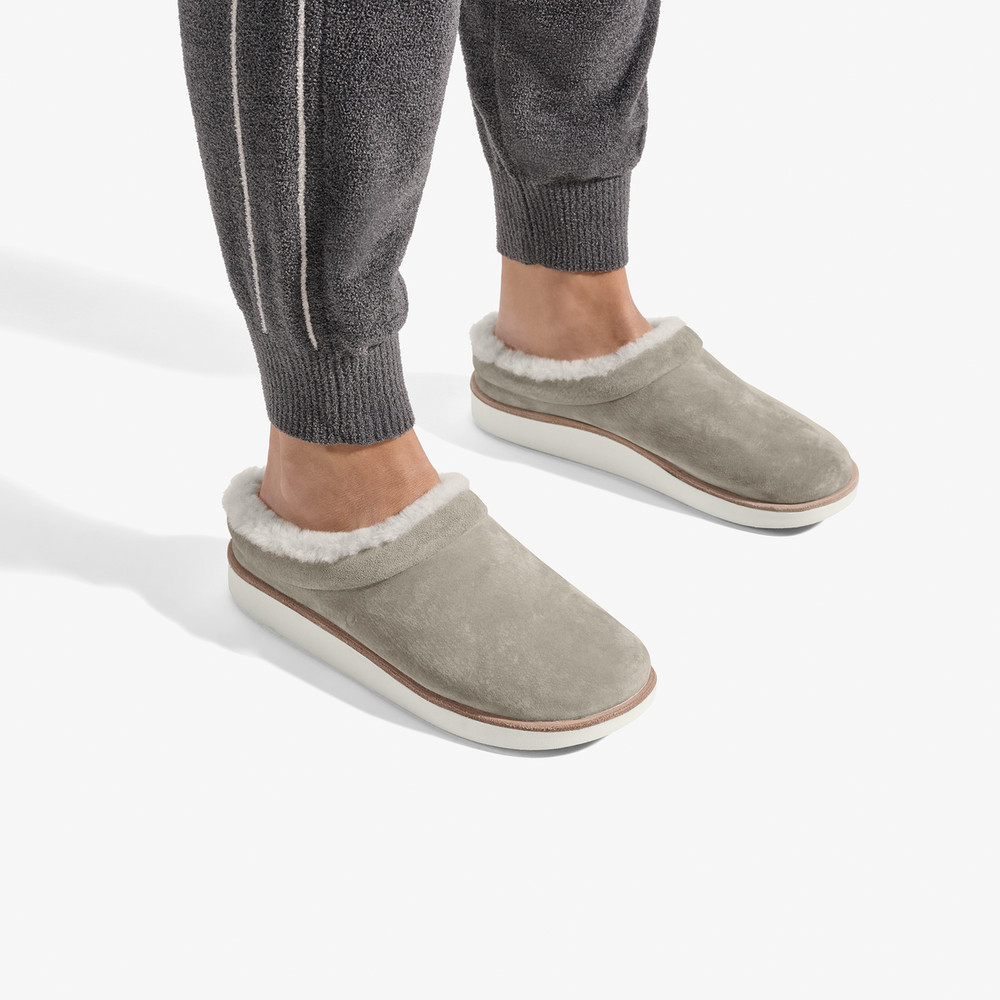 OluKai Women | Mani-Taupe Grey / Golden Sand