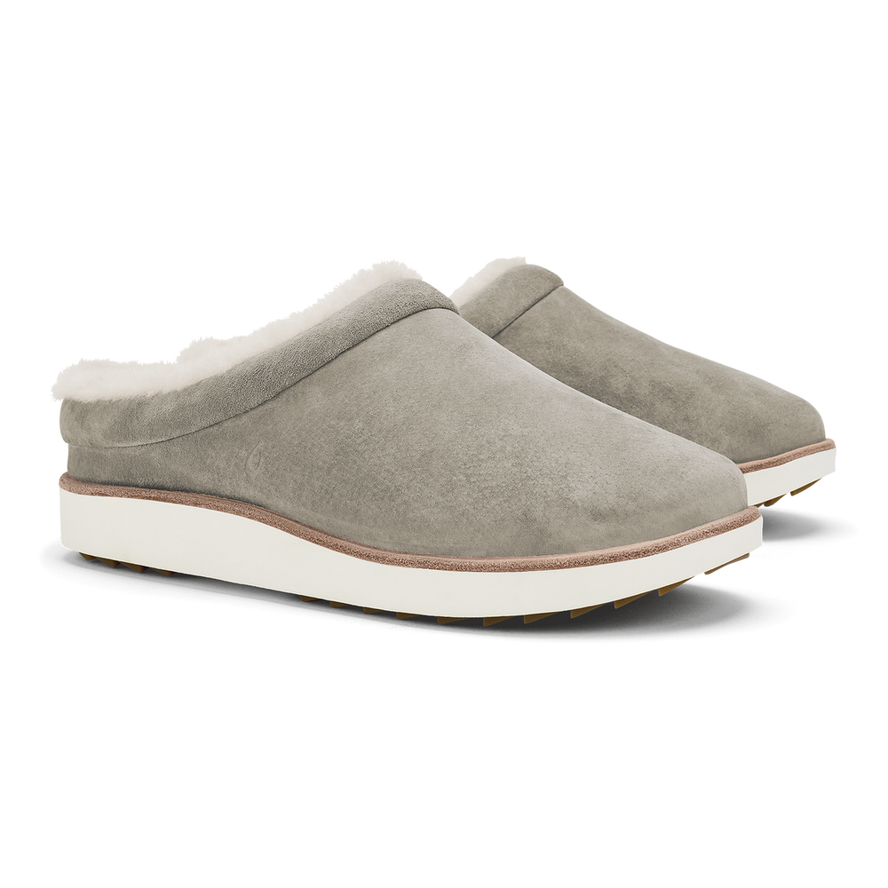 OluKai Women | Mani-Taupe Grey / Golden Sand