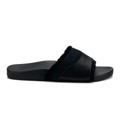 OluKai Women | Hō‘ala Slide Women’s Slide Slipper Sandals - Black