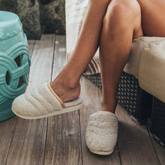 OluKai Women | Pūpū Mua Women’s Shearling Mule Slipper - Tapa
