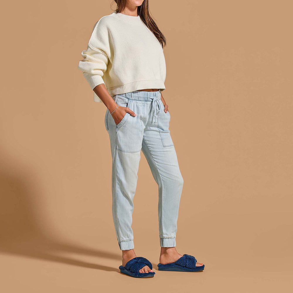OluKai Women | Hila Heu Women’s Slide Slipper Sandals - Moonlit Ocean