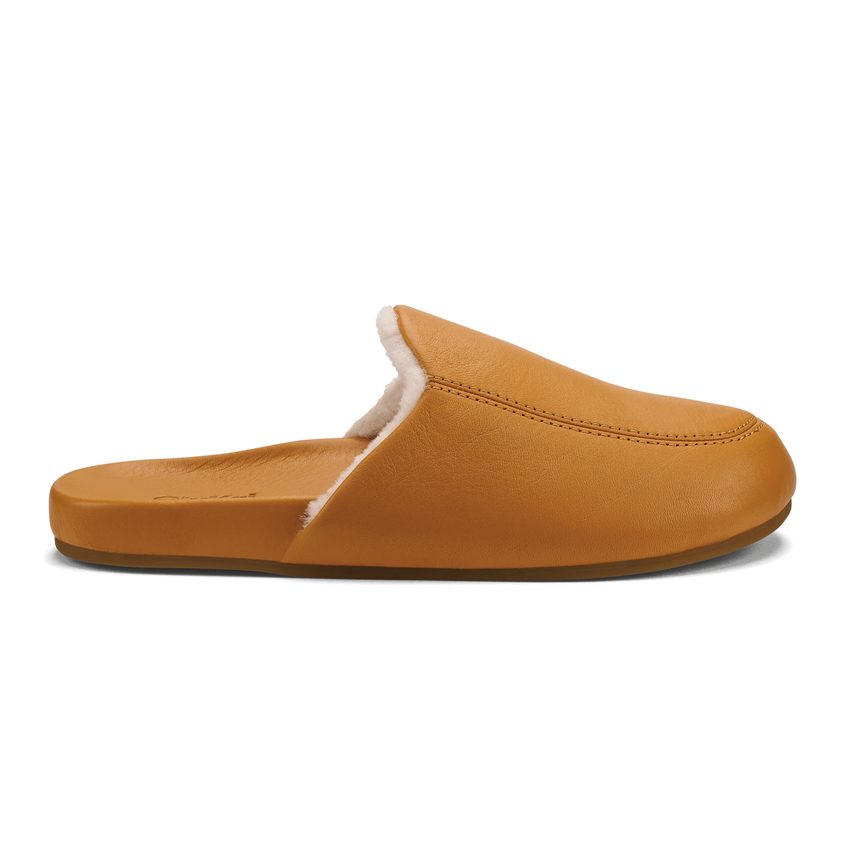 OluKai Women | Kōnea Women’s Leather Slipper Mules - Saddle
