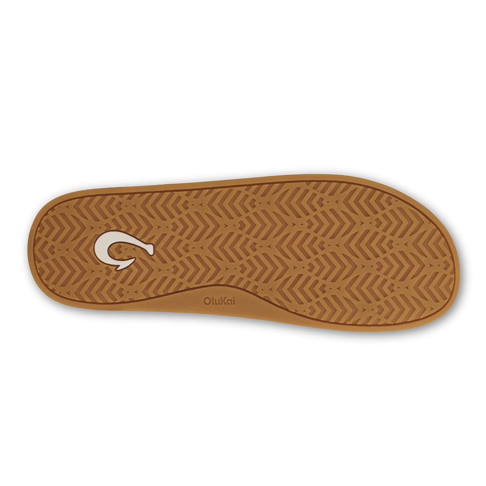 OluKai Women | Kōnea Women’s Leather Slipper Mules - Saddle