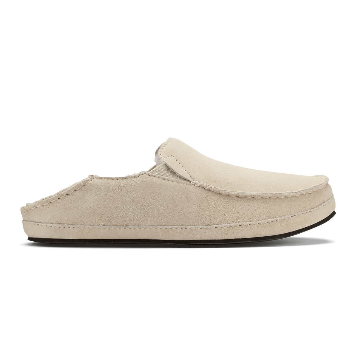 OluKai Women | Nohea Women's Leather Slippers - Bone