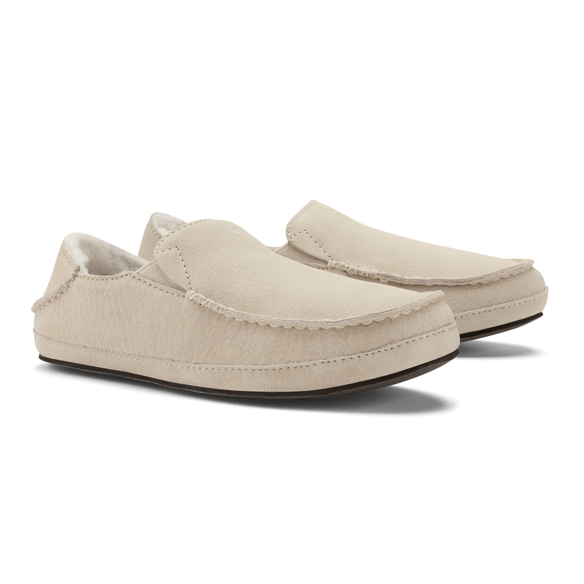 OluKai Women | Nohea Women's Leather Slippers - Bone