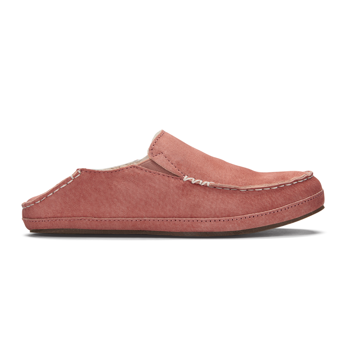 OluKai Women | Nohea Women's Leather Slippers - Cedarwood