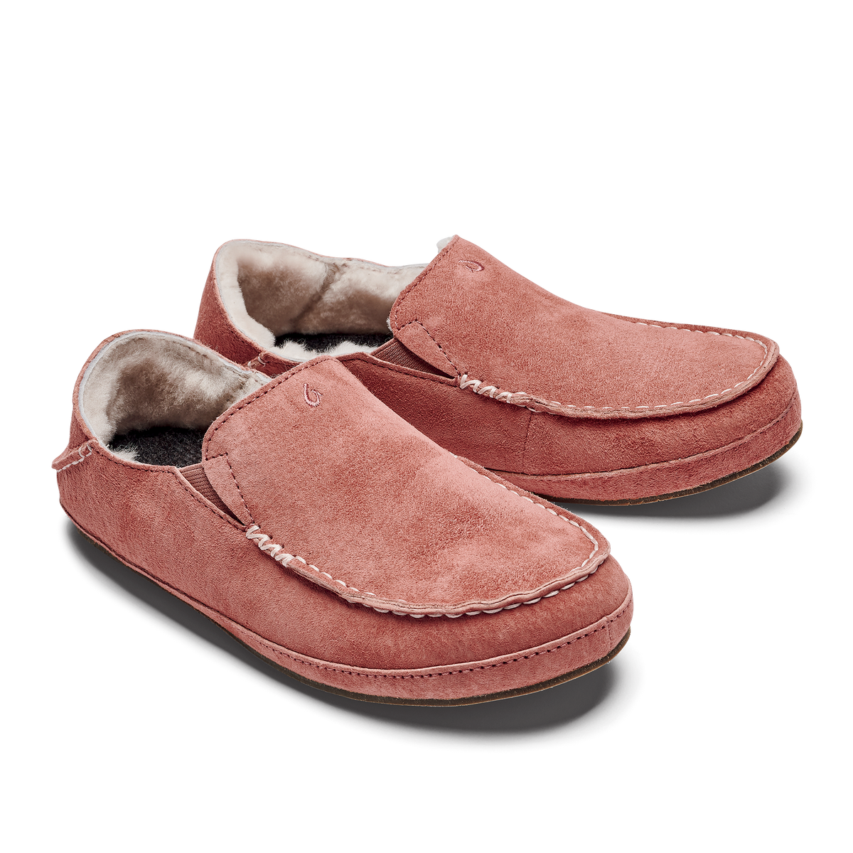 OluKai Women | Nohea Women's Leather Slippers - Cedarwood