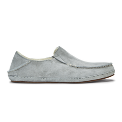 OluKai Women | Nohea Women's Leather Slippers - Pale Grey