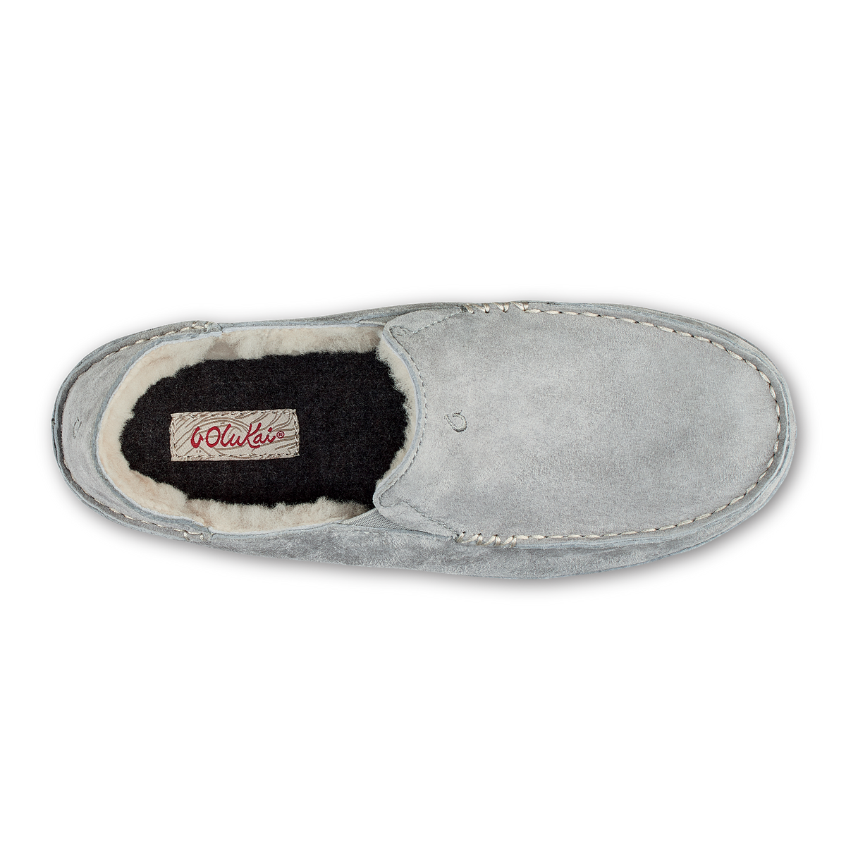 OluKai Women | Nohea Women's Leather Slippers - Pale Grey
