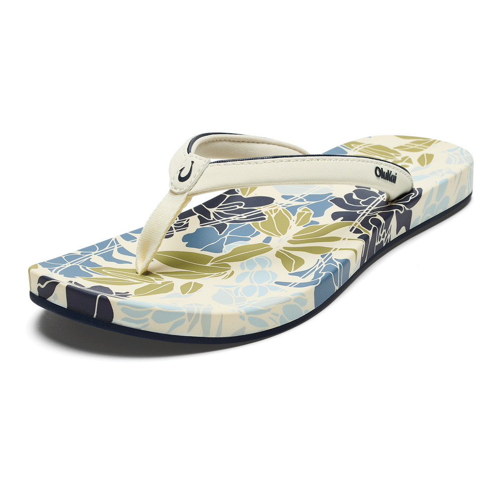 OluKai Women | ‘Uiki Women’s Everyday Beach Sandals - Mood Indigo / Pa‘i