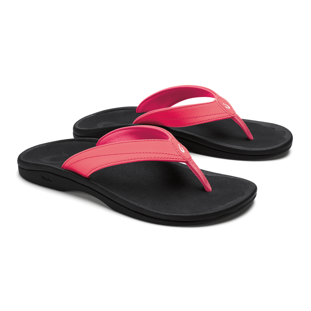 OluKai Women|New Arrivals | ‘Ohana - Hot Pink / Black