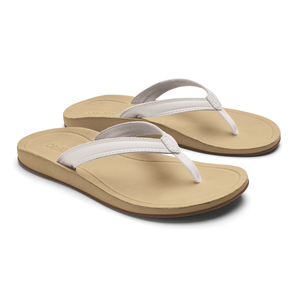 OluKai Women|New Arrivals | Southshore - Bright White / Warm Sand