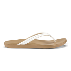 OluKai Women|New Arrivals | Ho‘opio Malua - Bright White / Warm Sand