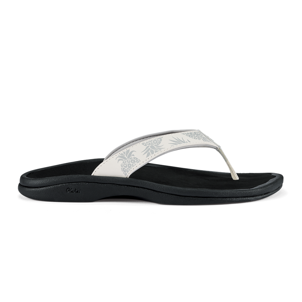 OluKai Women | ‘Ohana Women's Beach Sandals - Bright White / Hua