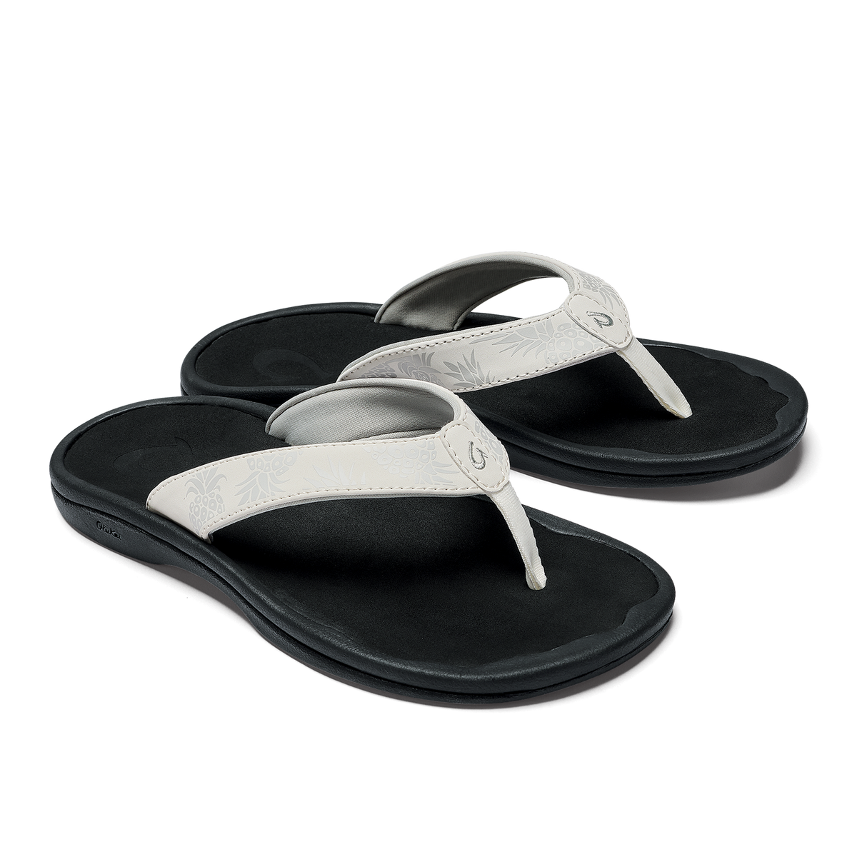 OluKai Women | ‘Ohana Women's Beach Sandals - Bright White / Hua