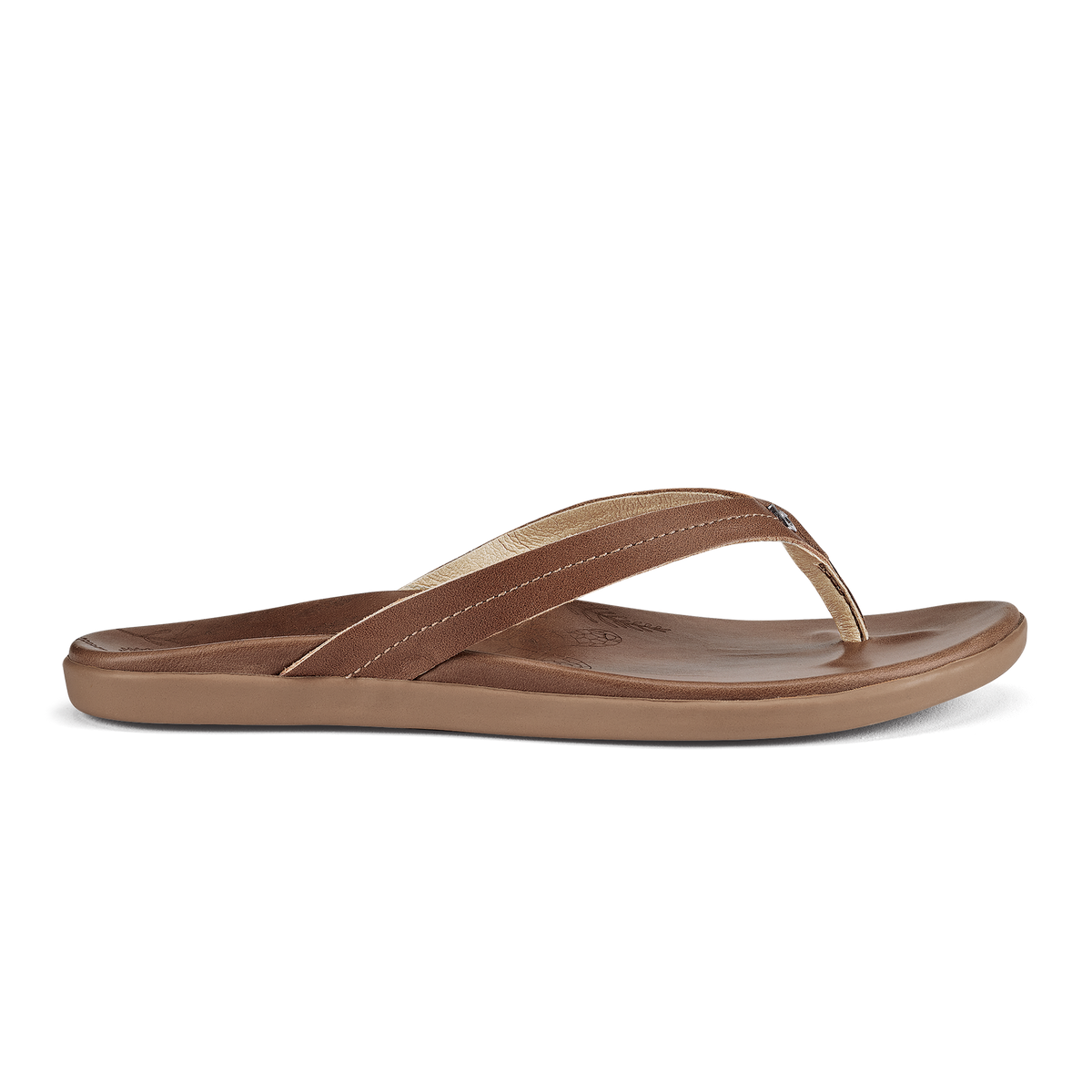 OluKai Women | Honu Women’s Leather Beach Sandals - Tan