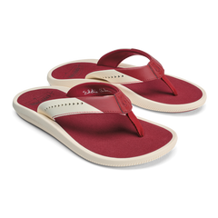 OluKai Women | Ulele - Off White / Deep Red