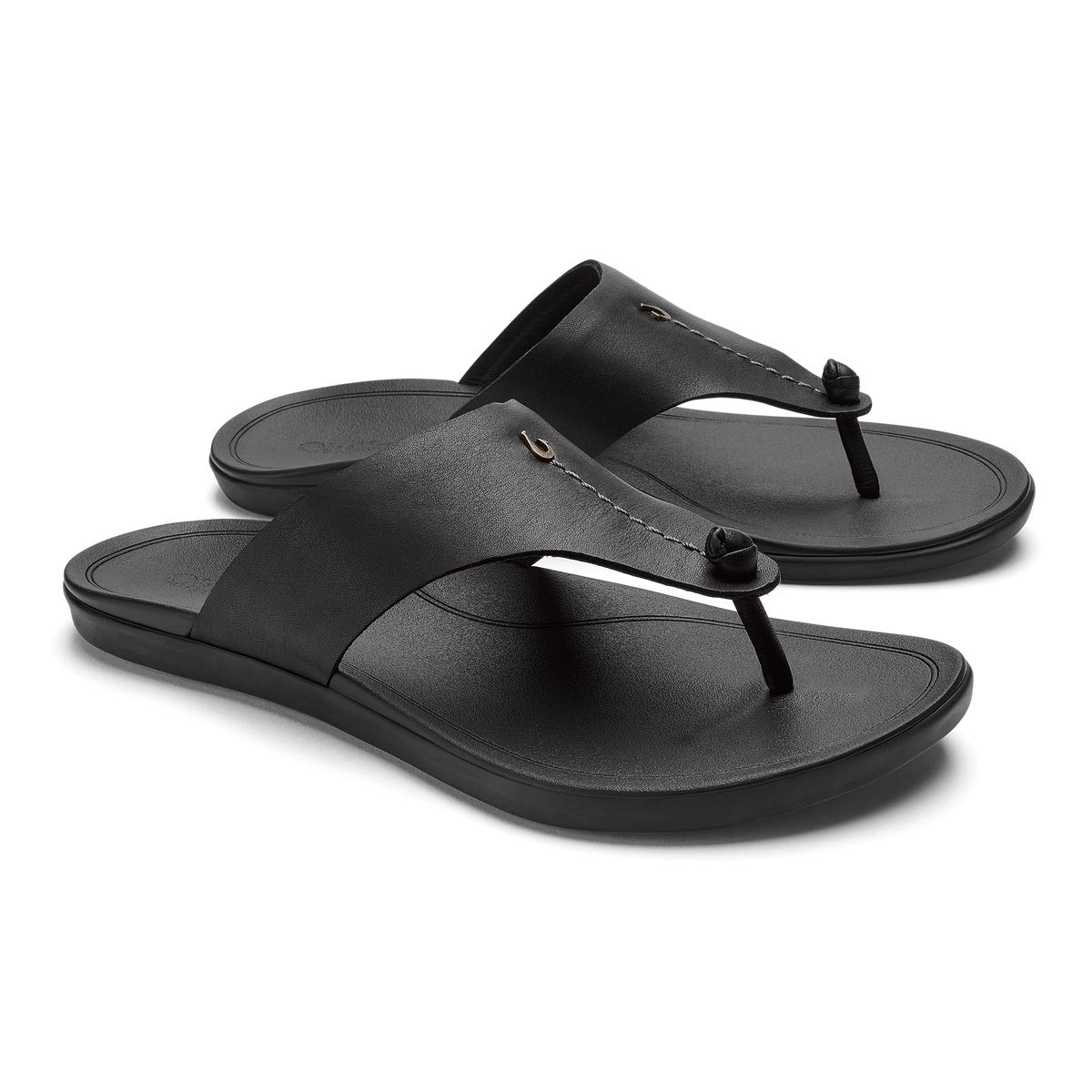 OluKai Women|New Arrivals | Hoʻopio Mele - Black / Black