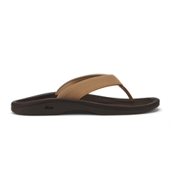 OluKai Women | ‘Ohana Women's Beach Sandals - Almond / Dark Java