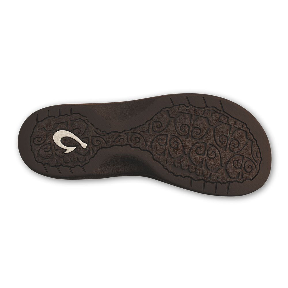 OluKai Women | ‘Ohana Women's Beach Sandals - Almond / Dark Java