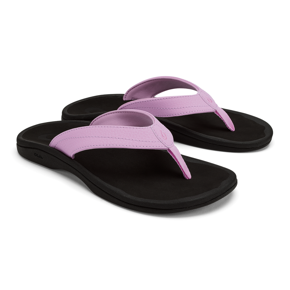 OluKai Women | ‘Ohana Women's Beach Sandals - Paradise Pink / Lava Rock