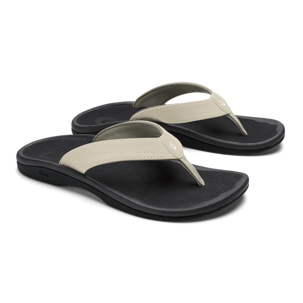 OluKai Women|New Arrivals | ‘Ohana - Ecru / Black