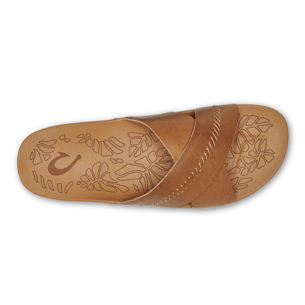 OluKai Women | Kipe‘a ‘Olu Women‘s Slide Sandals - Sahara