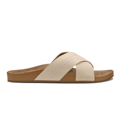 OluKai Women | Kipe‘a ‘Olu Women‘s Slide Sandals - Puka / Tan