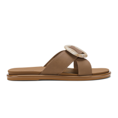 OluKai Women | La‘i Slide Women’s Slide Beach Sandals - Tan