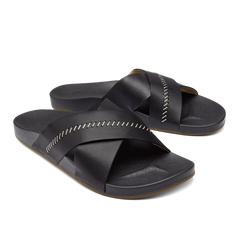 OluKai Women | Kipe‘a ‘Olu Women‘s Slide Sandals - Black