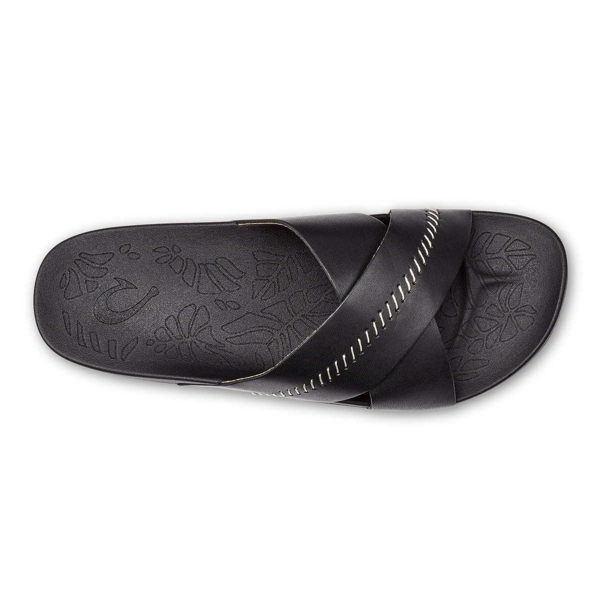 OluKai Women | Kipe‘a ‘Olu Women‘s Slide Sandals - Black