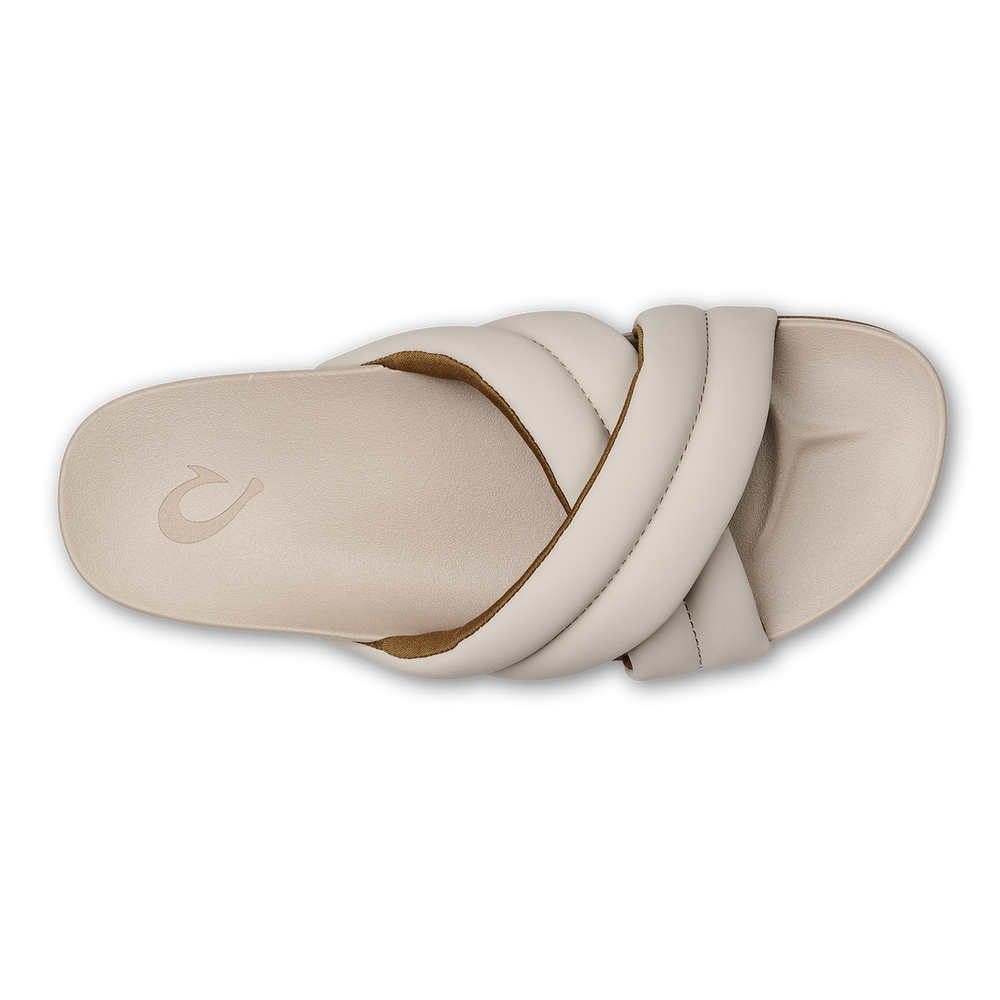 OluKai Women | Hila Women’s Beach Slide Sandals - Cloudy