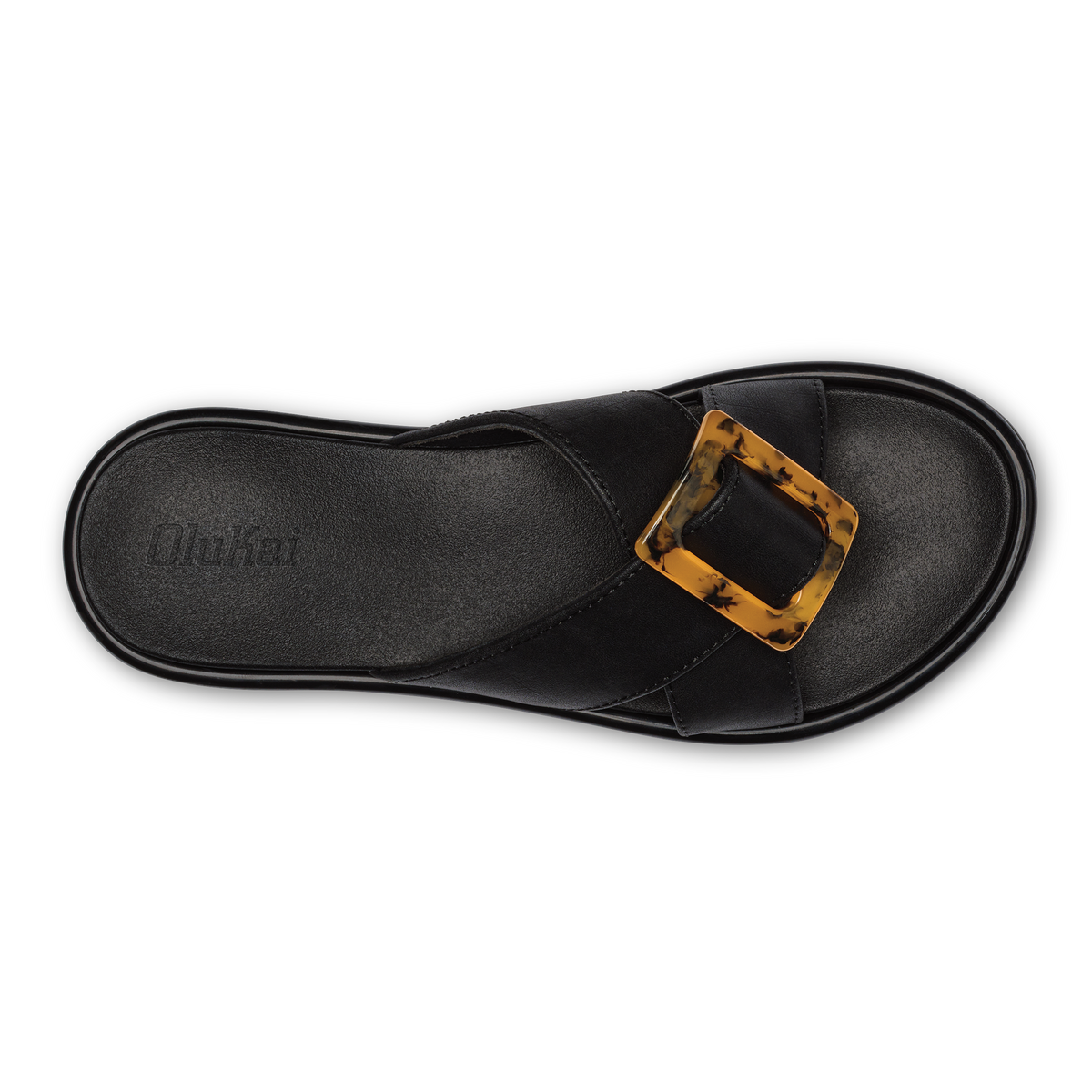 OluKai Women | La‘i Slide Women’s Slide Beach Sandals - Black