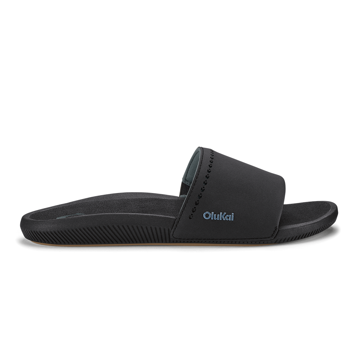 OluKai Women|New Arrivals | Ulele Slide - Black / Black