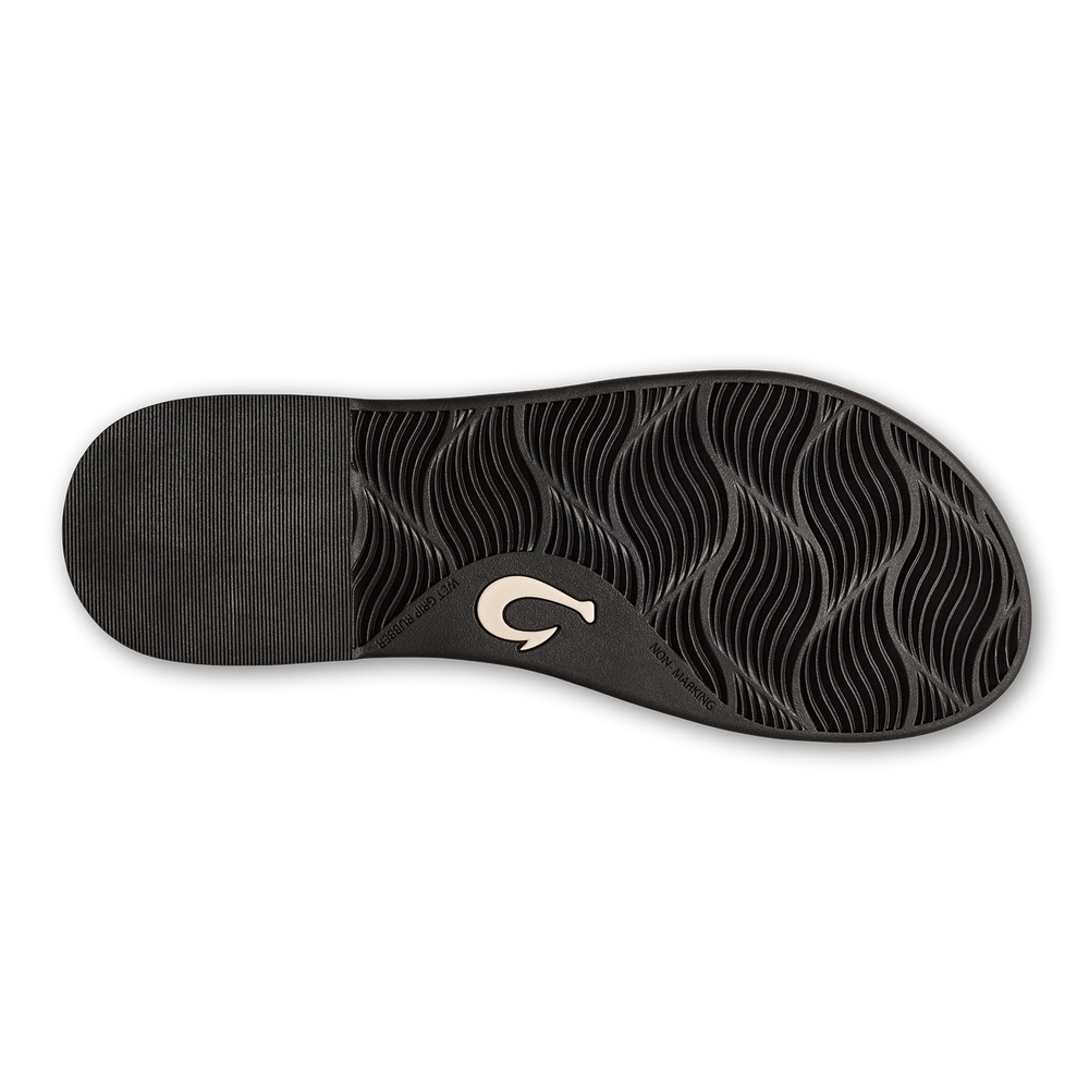 OluKai Women | Tiare Wrap Women’s Leather Sandals - White Sand