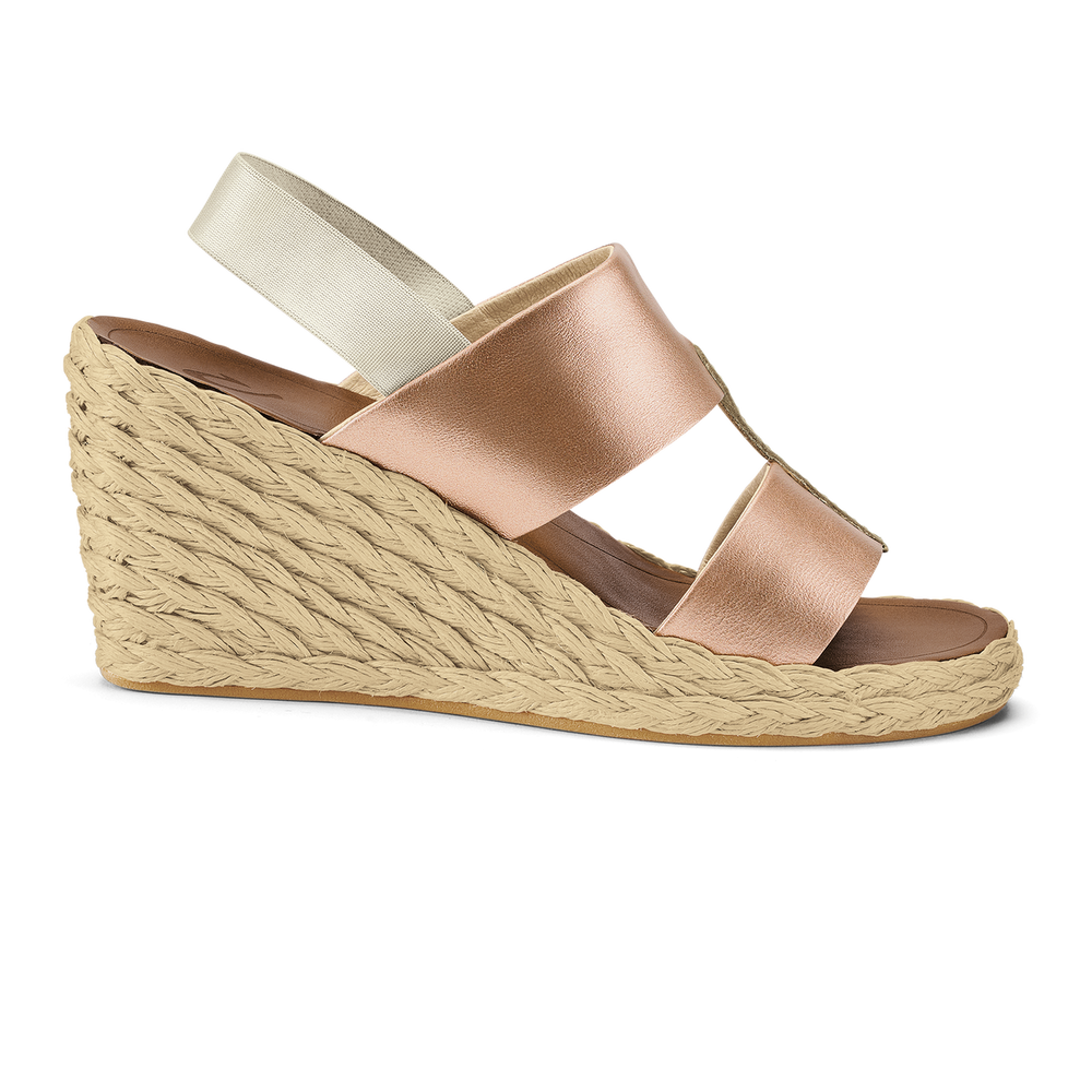 OluKai Women | Lile Wedge - Copper / Tan