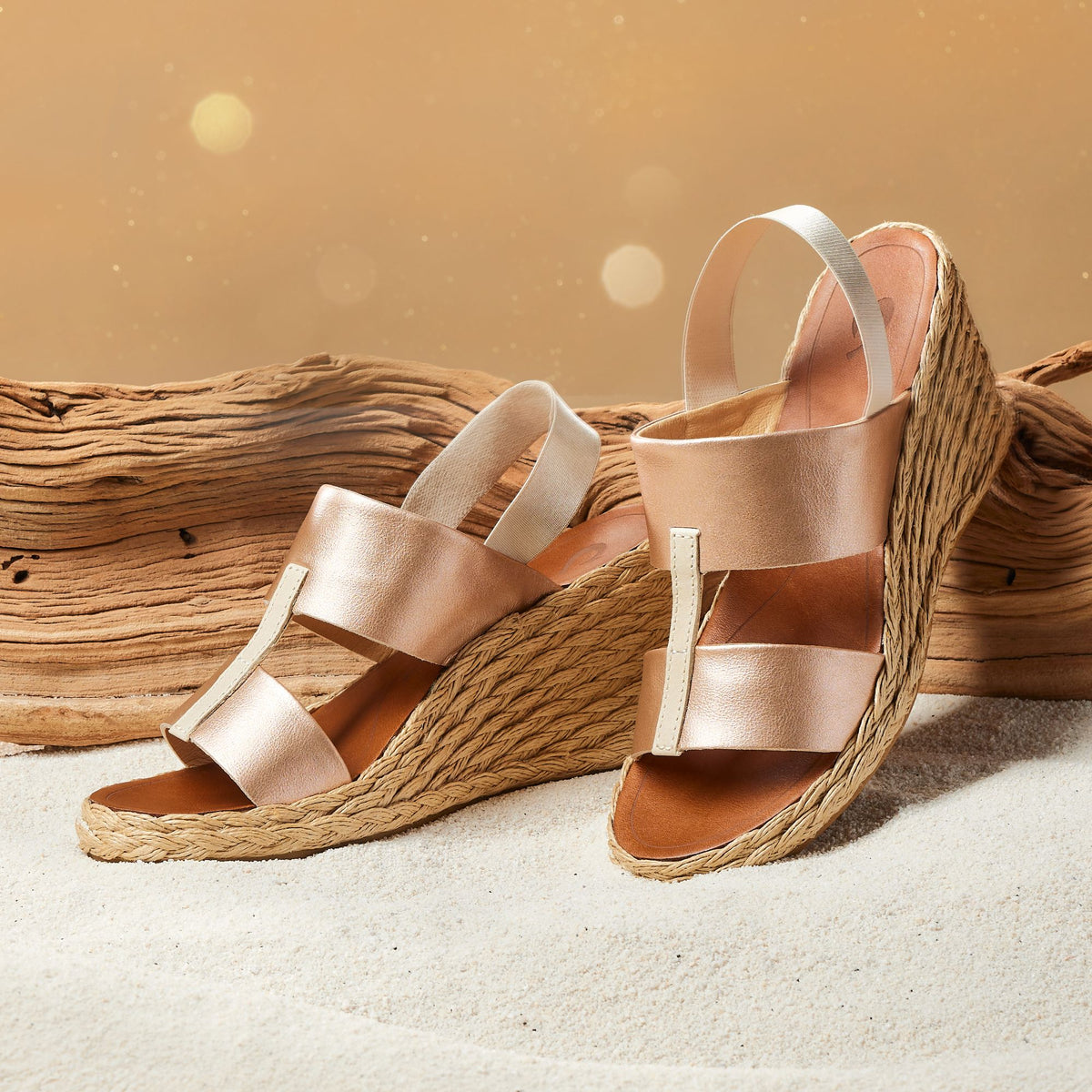 OluKai Women | Lile Wedge - Copper / Tan