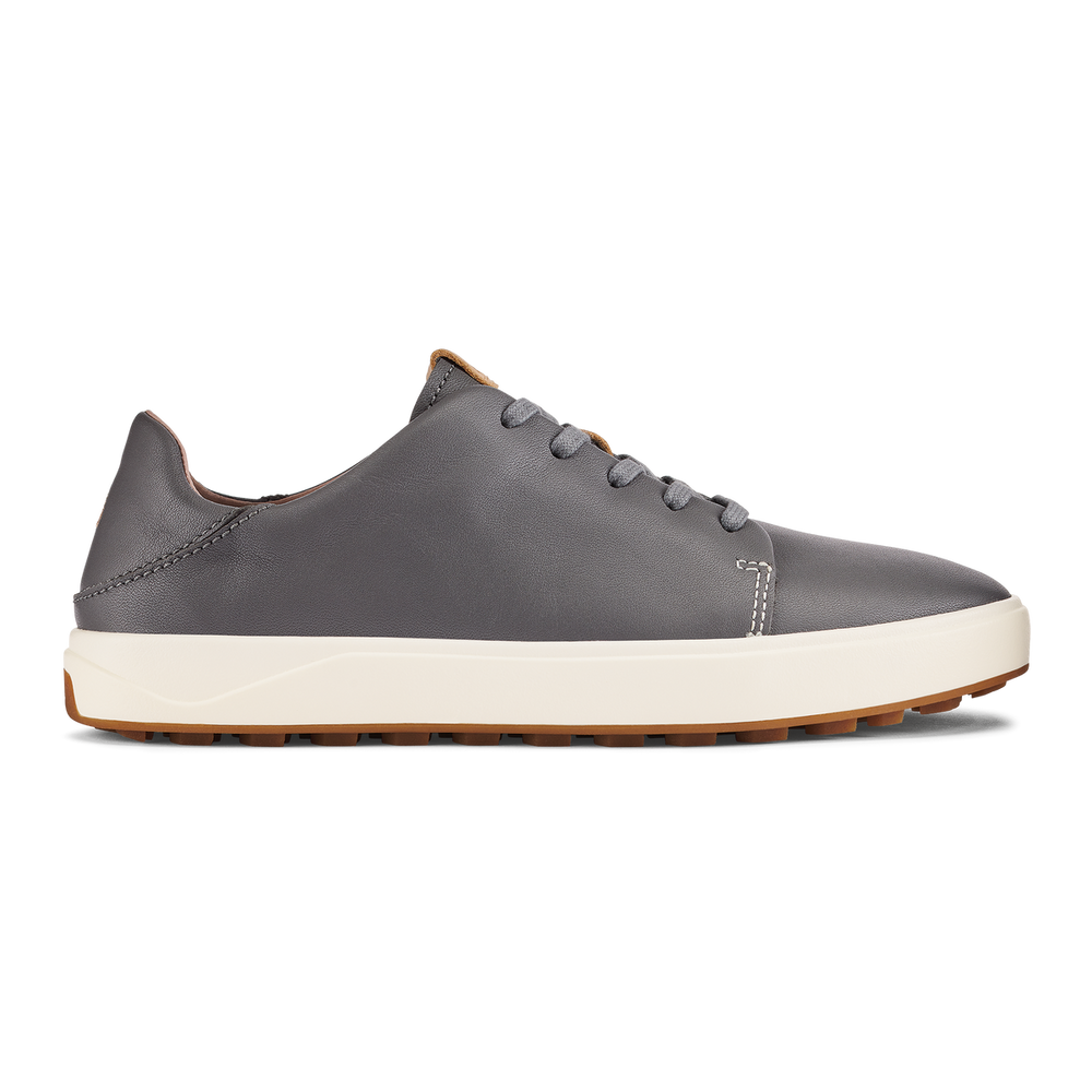 OluKai Women | Wailea Women’s Waterproof Leather Golf Shoes - Stone