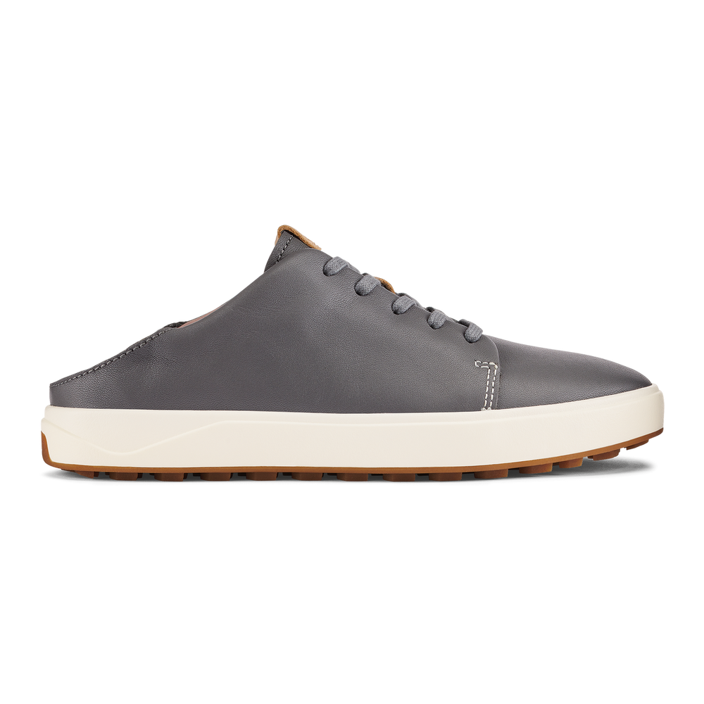 OluKai Women | Wailea Women’s Waterproof Leather Golf Shoes - Stone